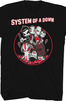 Mushrooms System Of A Down T-Shirt