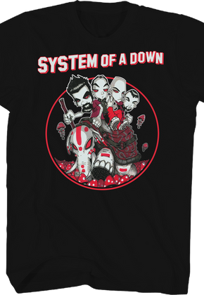 Mushrooms System Of A Down T-Shirt