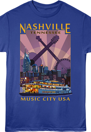 Music City USA Nashville Tennessee T-Shirt