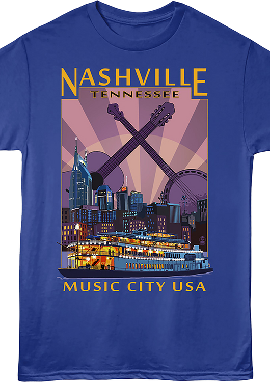 Music City USA Nashville Tennessee T-Shirt - main product image