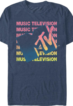Music Television Stacked MTV Shirt