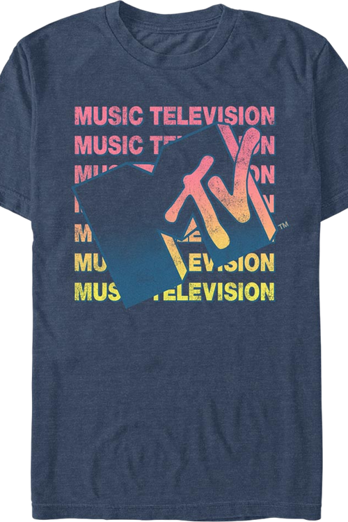 Music Television Stacked MTV Shirtmain product image
