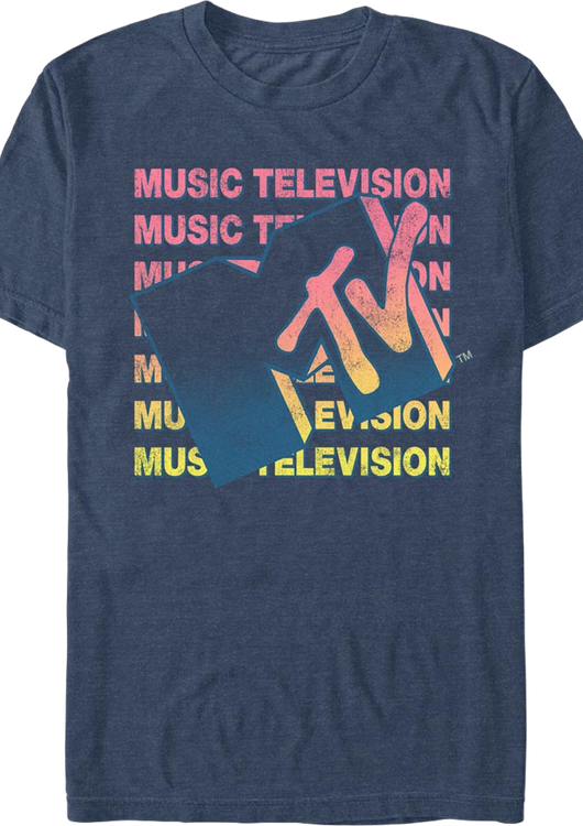 Music Television Stacked MTV Shirt - main product image