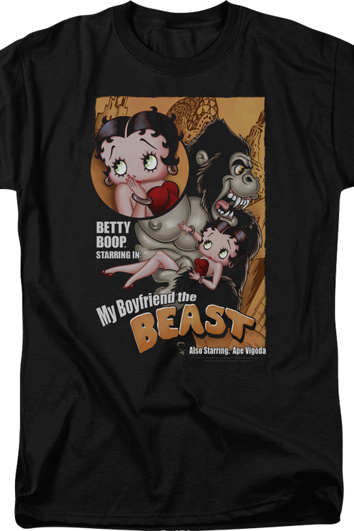 My Boyfriend the Beast Betty Boop T-Shirtmain product image