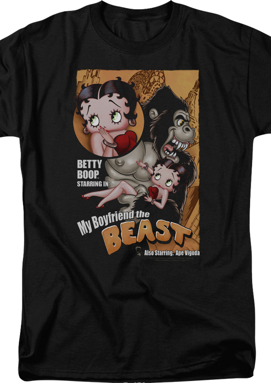 My Boyfriend the Beast Betty Boop T-Shirt - main product image