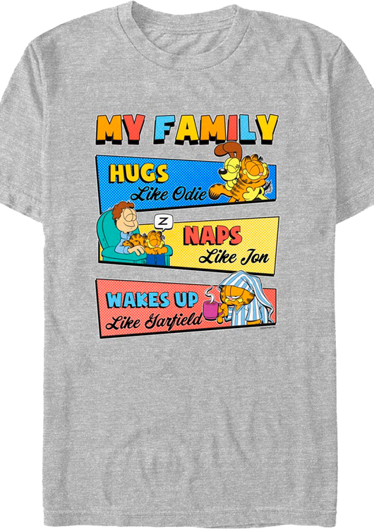 My Family Garfield T-Shirt - main product image