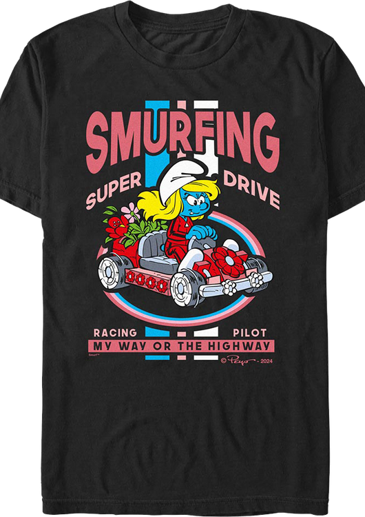 My Way Or The Highway Smurfs T-Shirt - main product image