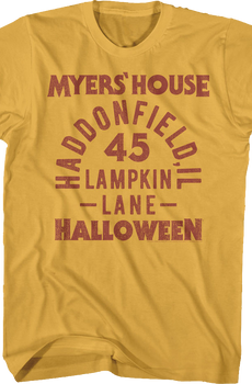 Myers' House Halloween T-Shirt
