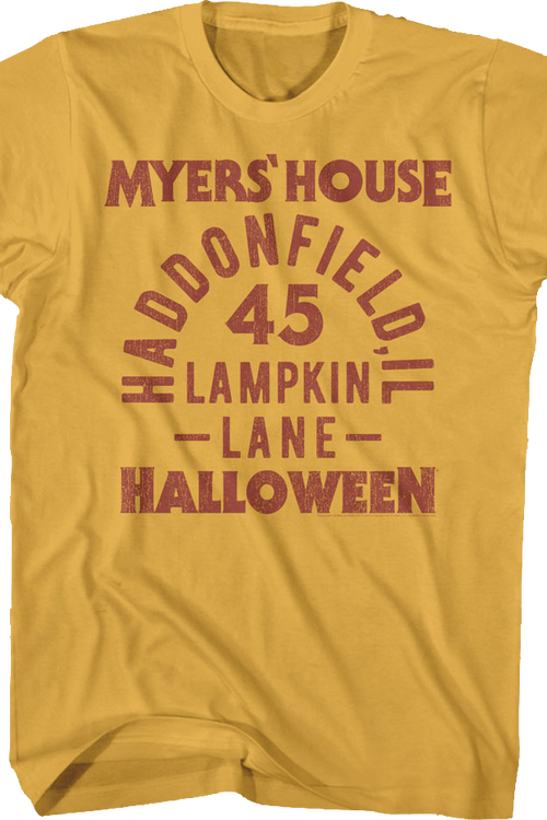 Myers' House Halloween T-Shirt - main product image
