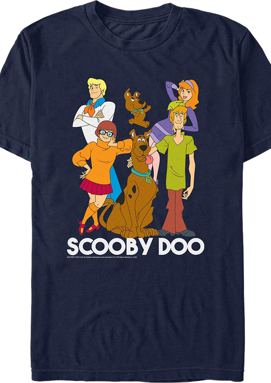 Mystery Inc. Group Photo Scooby-Doo T-Shirt - main product image