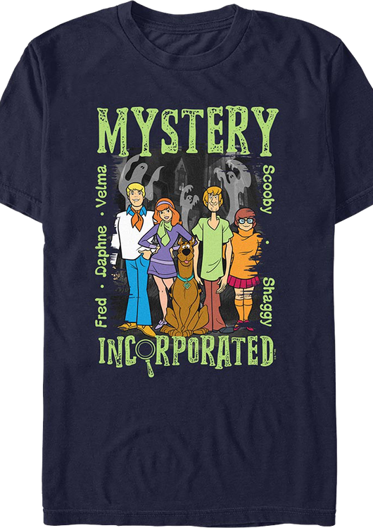 Mystery Incorporated Names Scooby-Doo T-Shirt - main product image