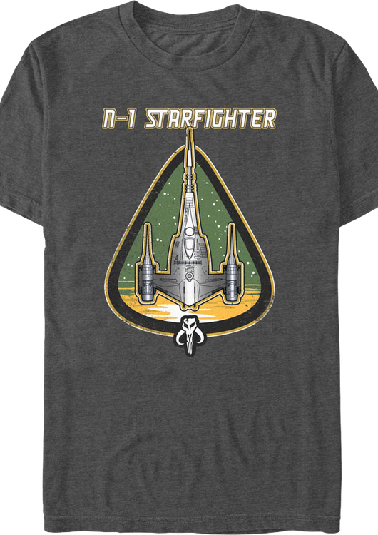 N-1 Starfighter Mandalorian Star Wars T-Shirt - main product image