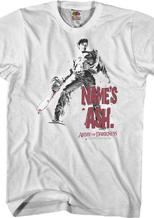 Name's Ash Army of Darkness T-Shirt - main product image