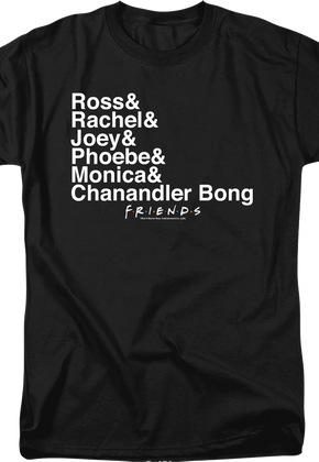 Names Friends T-Shirt