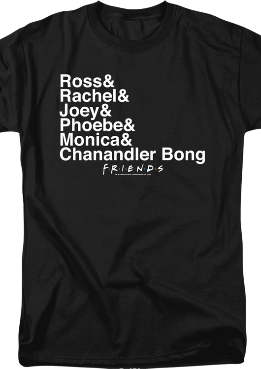 Names Friends T-Shirt - main product image