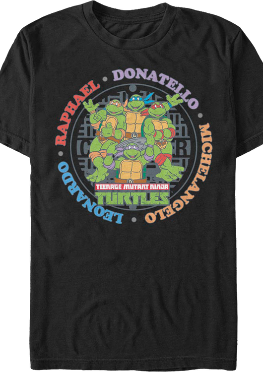 Names Teenage Mutant Ninja Turtles T-Shirt - main product image