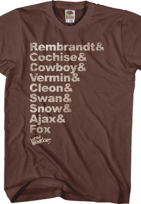 Names Warriors T-Shirt
