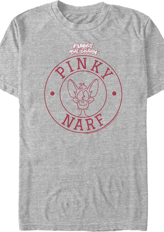 Narf Circle Pinky and the Brain T-Shirt - main product image