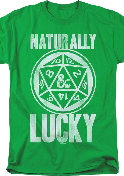 Naturally Lucky Dungeon & Dragons T-Shirt - main product image
