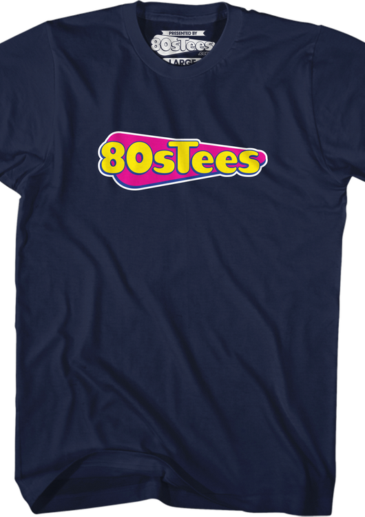 Navy 80sTees.com Logo T-Shirt - main product image