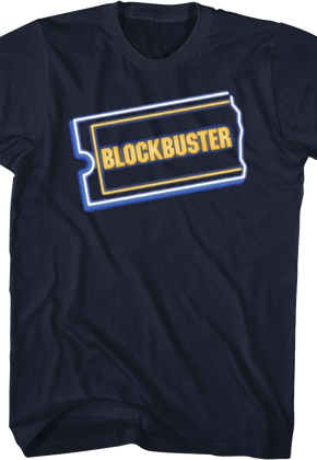 Navy Blue Logo Blockbuster T-Shirt