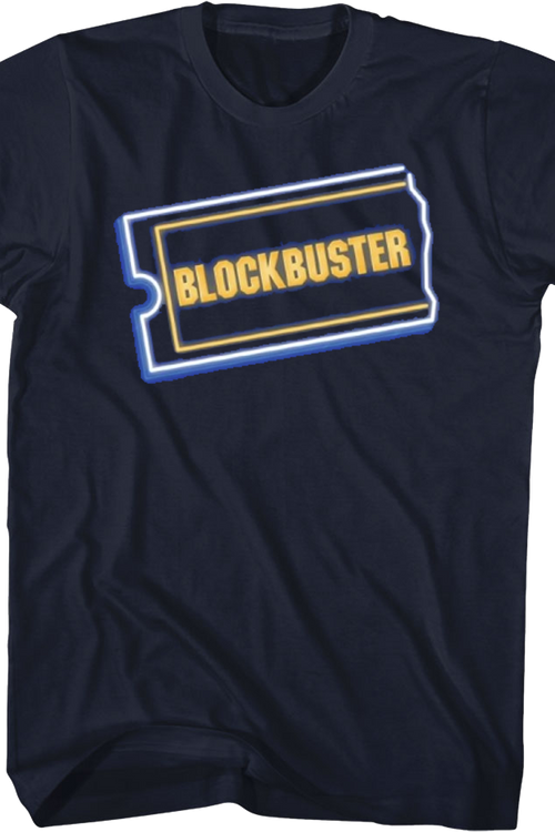 Navy Blue Logo Blockbuster T-Shirt - main product image