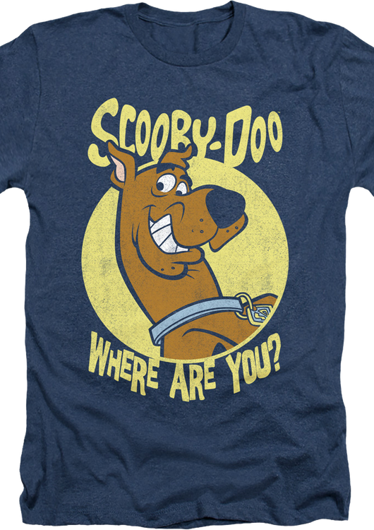 Navy Heather Scooby-Doo Where Are You T-Shirt - main product image
