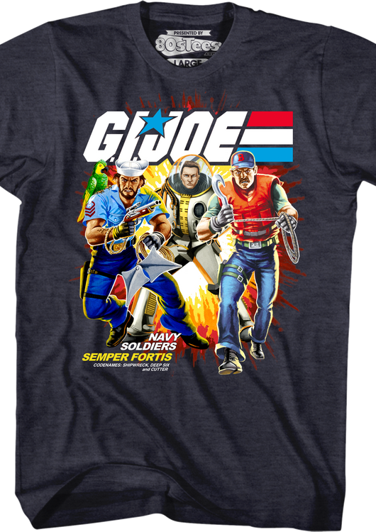 Navy Soldiers GI Joe T-Shirt - main product image