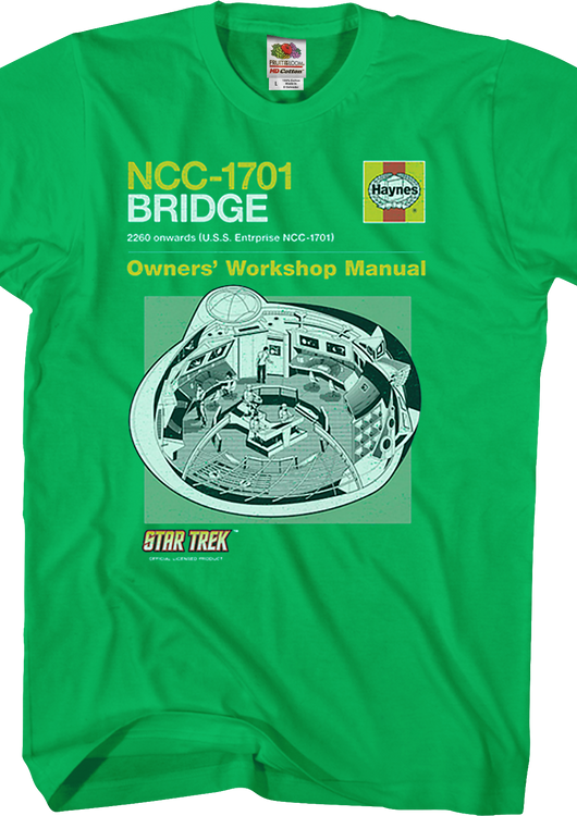 NCC-1701 Bridge Manual Star Trek T-Shirt - main product image