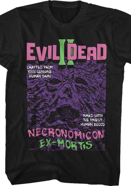 Necronomicon Ex-Mortis Evil Dead II T-Shirt - main product image