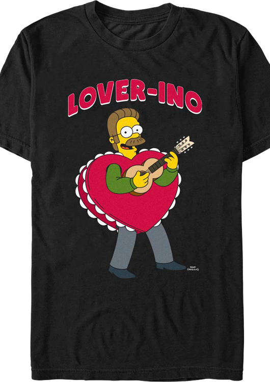 Ned Flanders Lover-ino Simpsons T-Shirt - main product image