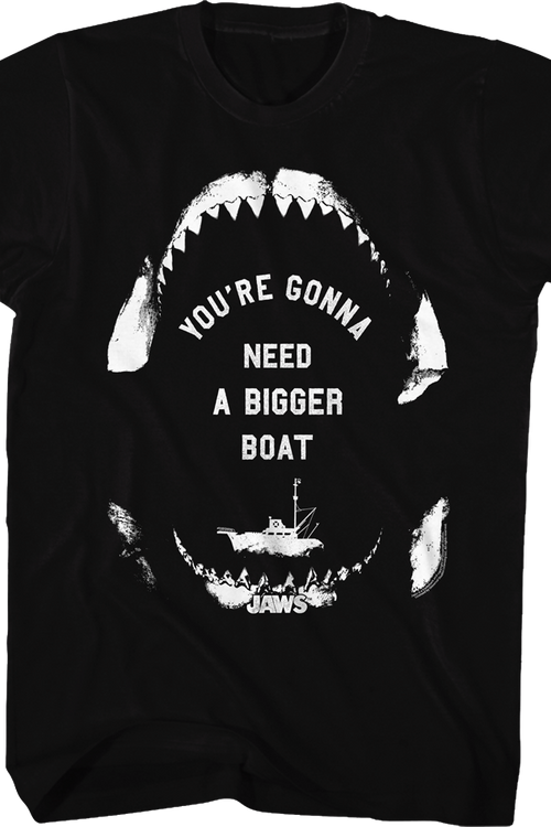 Need A Bigger Boat Jaws T-Shirtmain product image