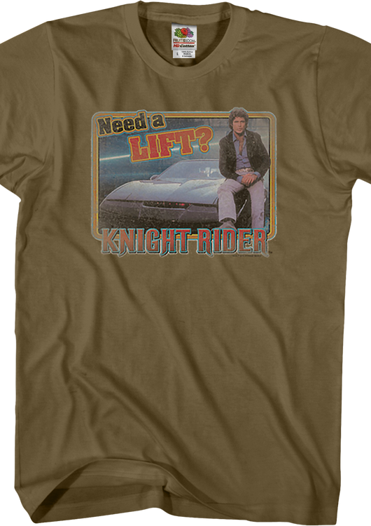 Need A Lift Knight Rider T-Shirt - main product image