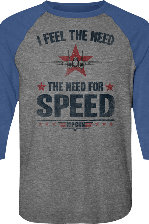 Need For Speed Top Gun Raglan Baseball Shirtmain product image