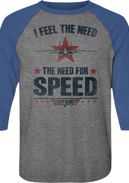 Need For Speed Top Gun Raglan Baseball Shirt - main product image