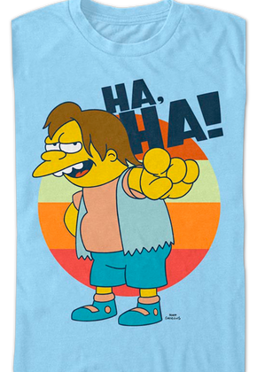 Nelson Laughing Simpsons T-Shirt