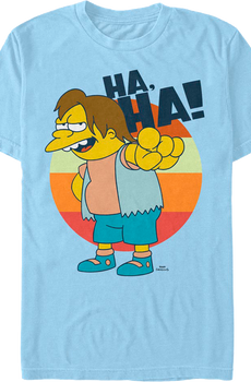 Nelson Laughing Simpsons T-Shirt
