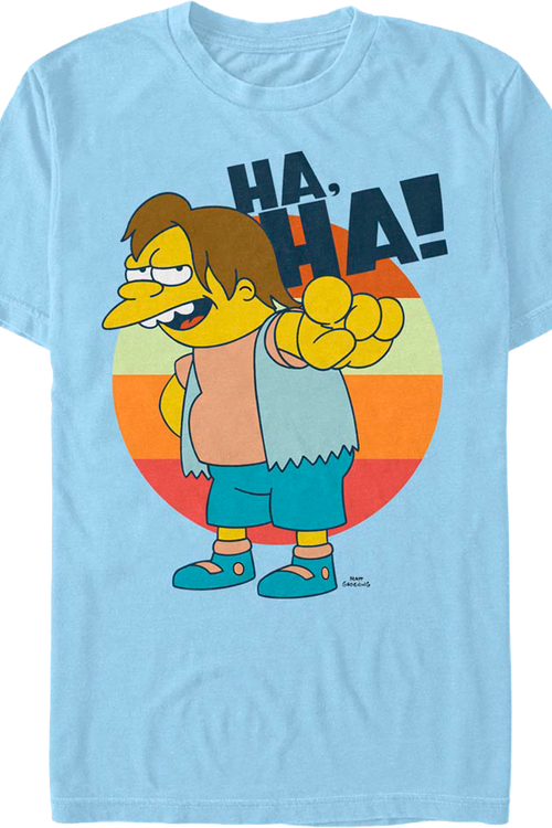 Nelson Laughing Simpsons T-Shirtmain product image