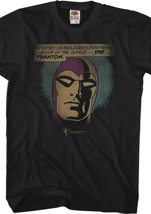 Nemesis Of Evildoers The Phantom T-Shirt - main product image