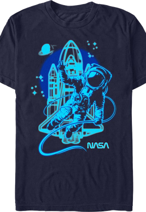 Neon Astronaut NASA T-Shirt