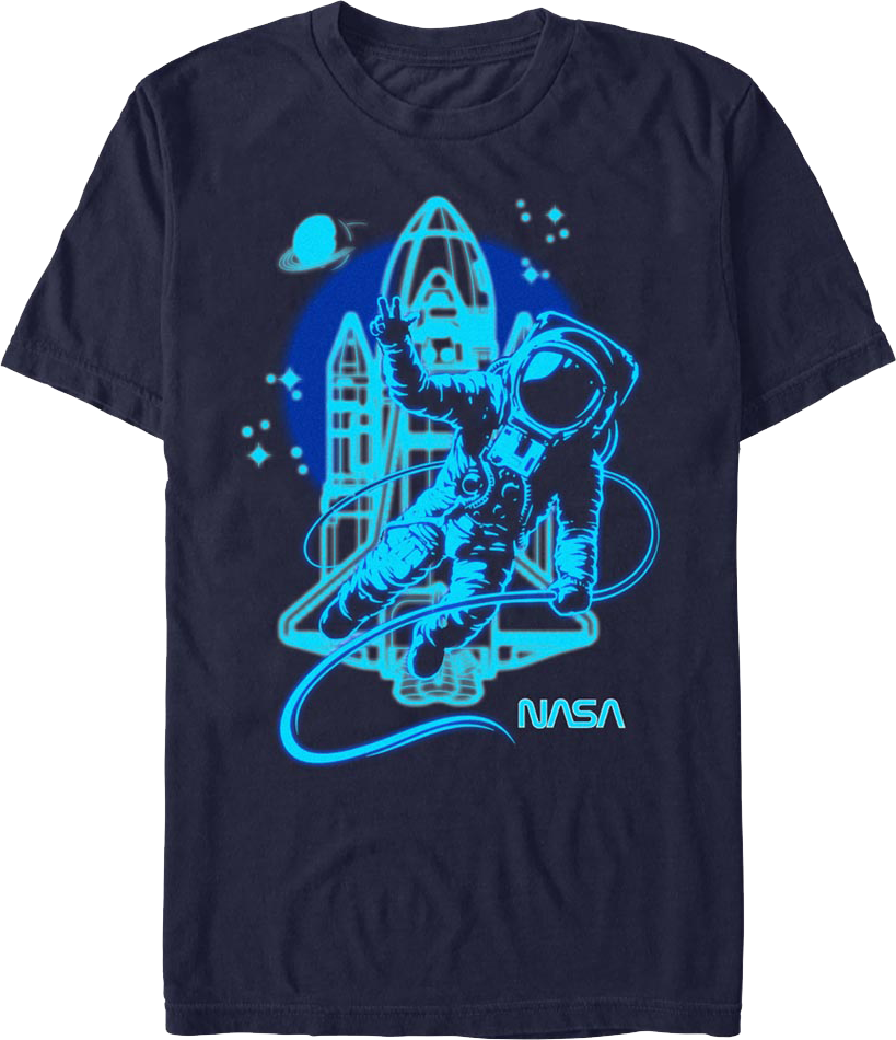Neon Astronaut NASA T Shirt neon-astronaut-nasa-t-shirt