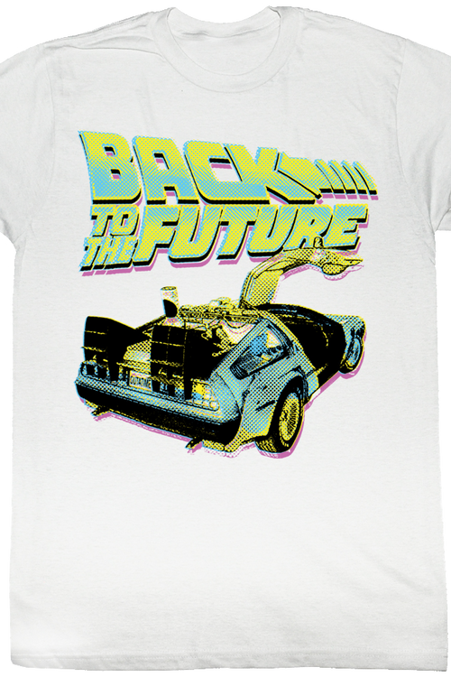 Neon Back To The Future T-Shirtmain product image