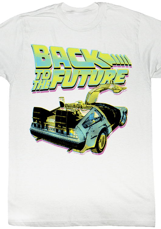 Neon Back To The Future T-Shirt - main product image