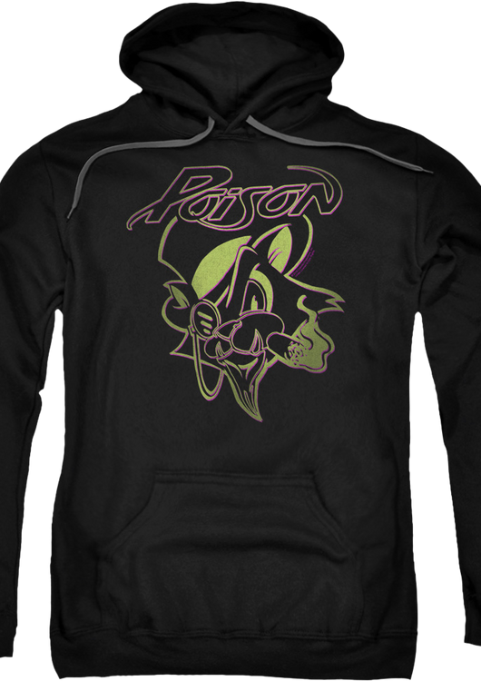 Neon Cat Poison Hoodie - main product image