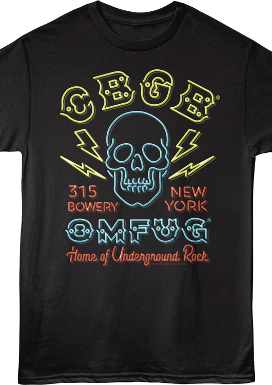 Neon CBGB T-Shirt - main product image
