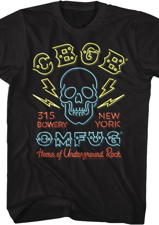 AC Neon CBGB T-Shirt - main product image