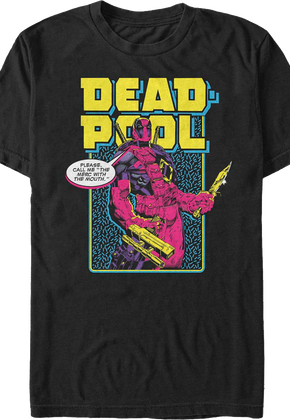 Neon Deadpool Marvel Comics T-Shirt
