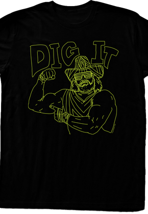 Neon Dig It Macho Man Randy Savage T-Shirt