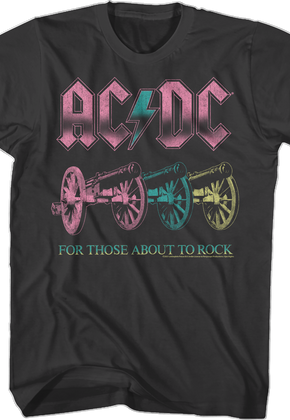 Neon For Those About To Rock ACDC Shirt