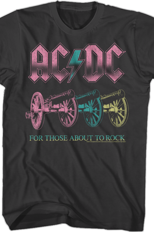 Neon For Those About To Rock ACDC Shirtmain product image